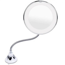Зеркало косметическое с LED подсветкой круглое 10X Ultra Flexible Mirror